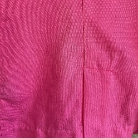 J. McLaughlin Vesta Linen Blend Blazer Persian Pink 10 (see description re flaw) - Picture 9 of 16